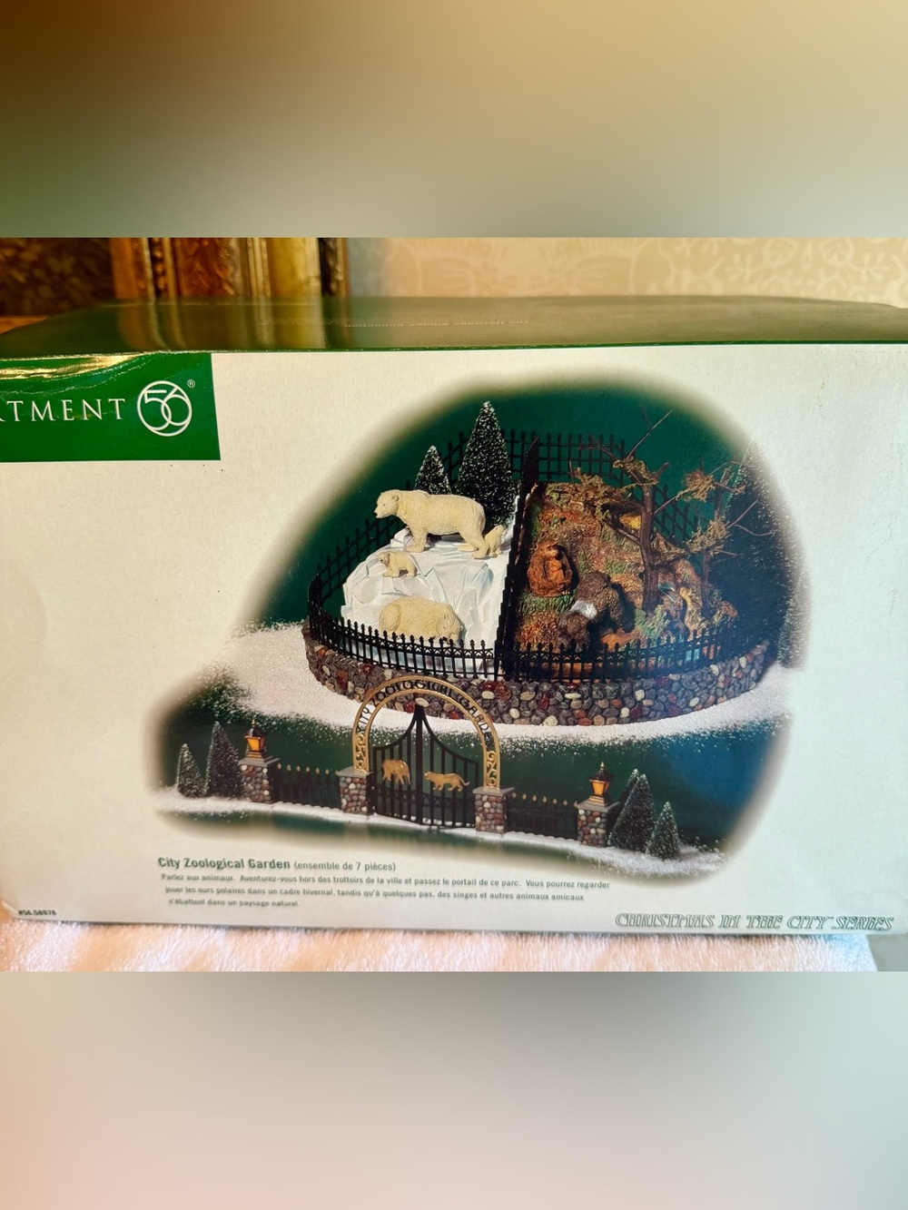Department 56 Christmas in the City City Zoological Garden #56.58978 – NEW